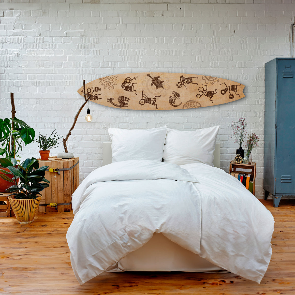 AFRICAN STYLE Painel Decorativo Prancha de Surf