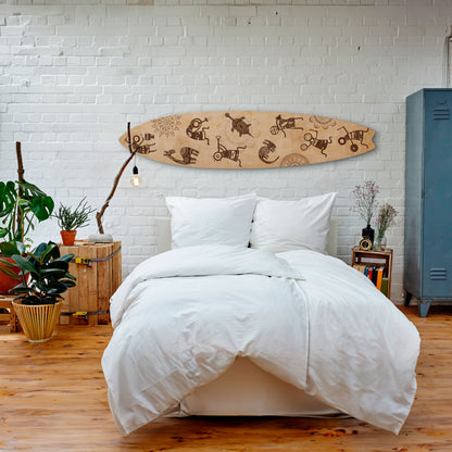 AFRICAN STYLE Painel Decorativo Prancha de Surf