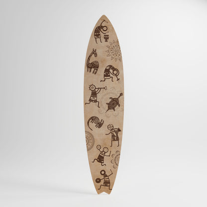 AFRICAN STYLE Painel Decorativo Prancha de Surf