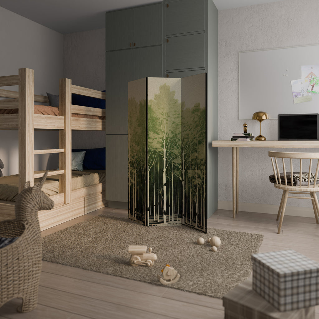 UNKNOWN NATURE Biombo de 3 Painéis