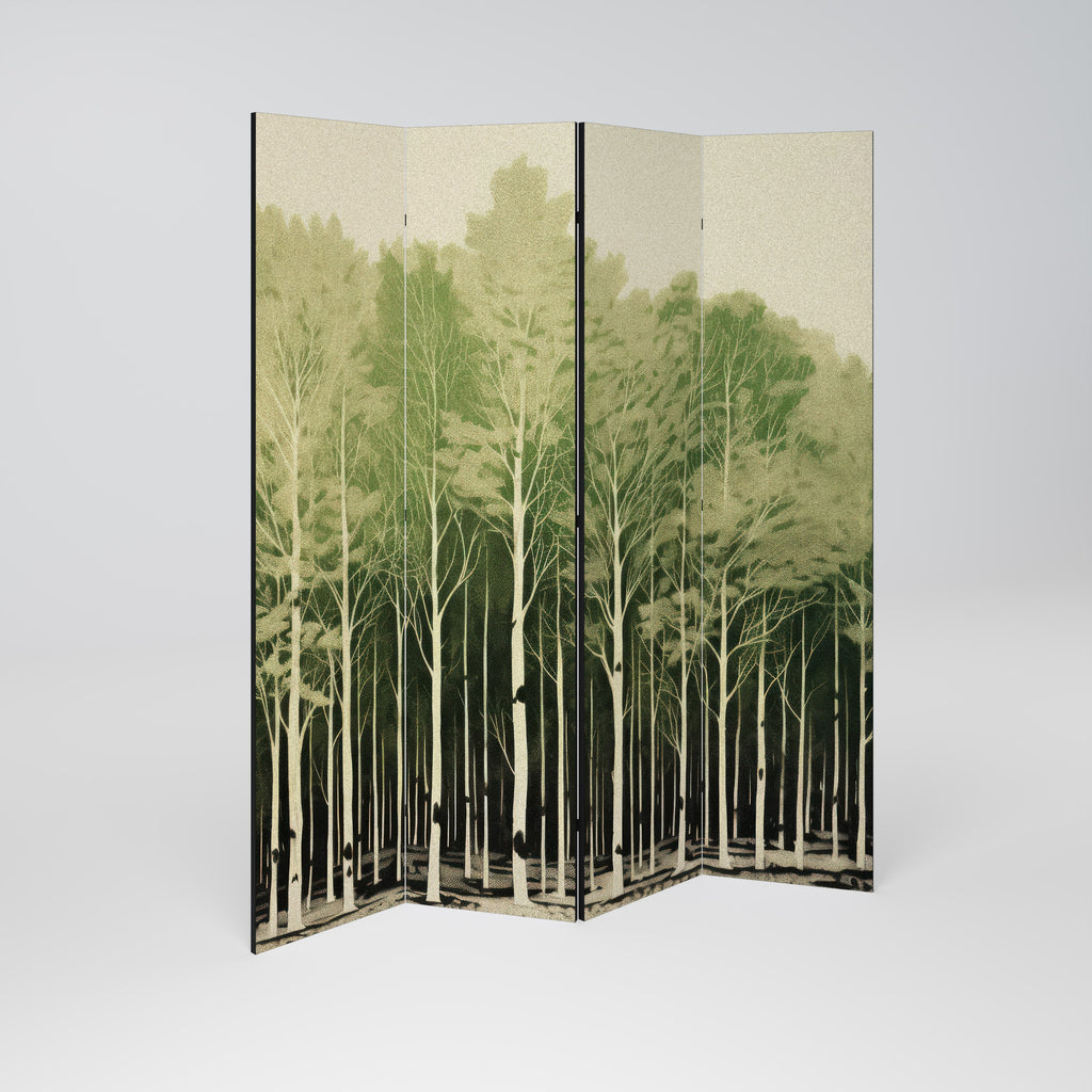 UNKNOWN NATURE Biombo Decorativo de 4 Painéis