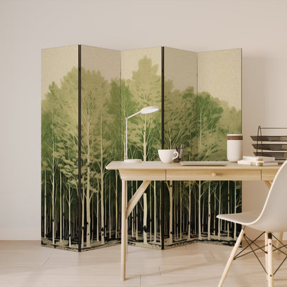 UNKNOWN NATURE 5-Panel Room Divider