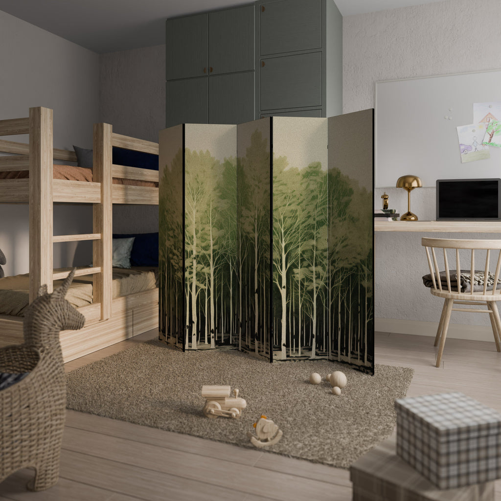 UNKNOWN NATURE Biombo Decorativo de 5 Painéis