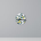 LEMON TREE Prateleira Oval Decorativa em Acabamento Preto