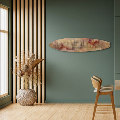 VEILED SUMMIT Painel Decorativo Prancha de Surf