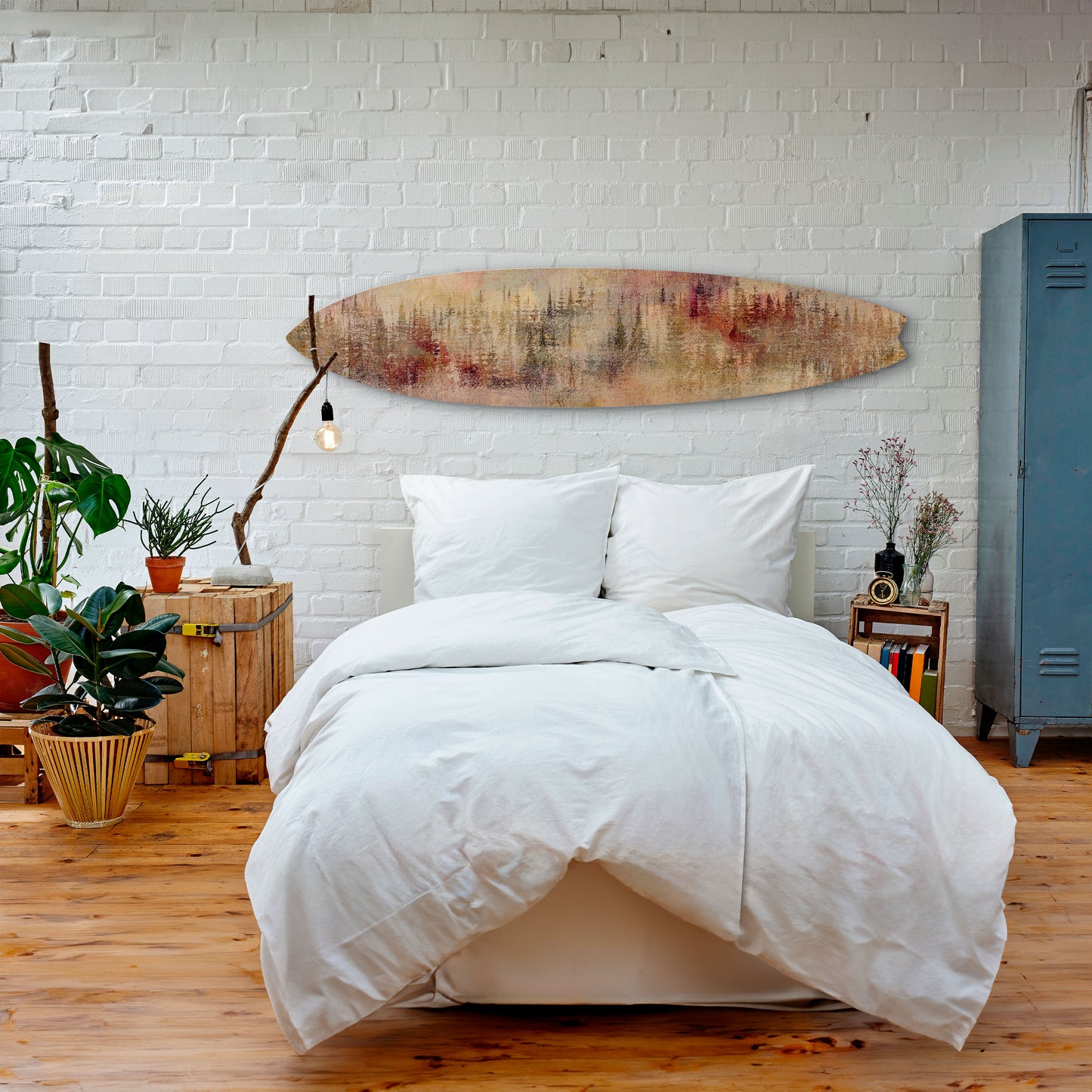 VEILED SUMMIT Painel Decorativo Prancha de Surf