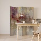 VEILED SUMMIT Biombo Decorativo de 4 Painéis