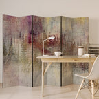 VEILED SUMMIT Biombo de 6 Painéis