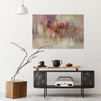 VEILED SUMMIT Peel and Stick Horizontal Poster