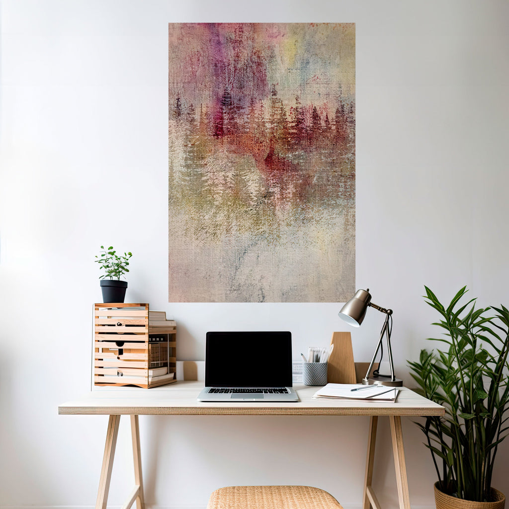 VEILED SUMMIT Poster Vertical Autocolante