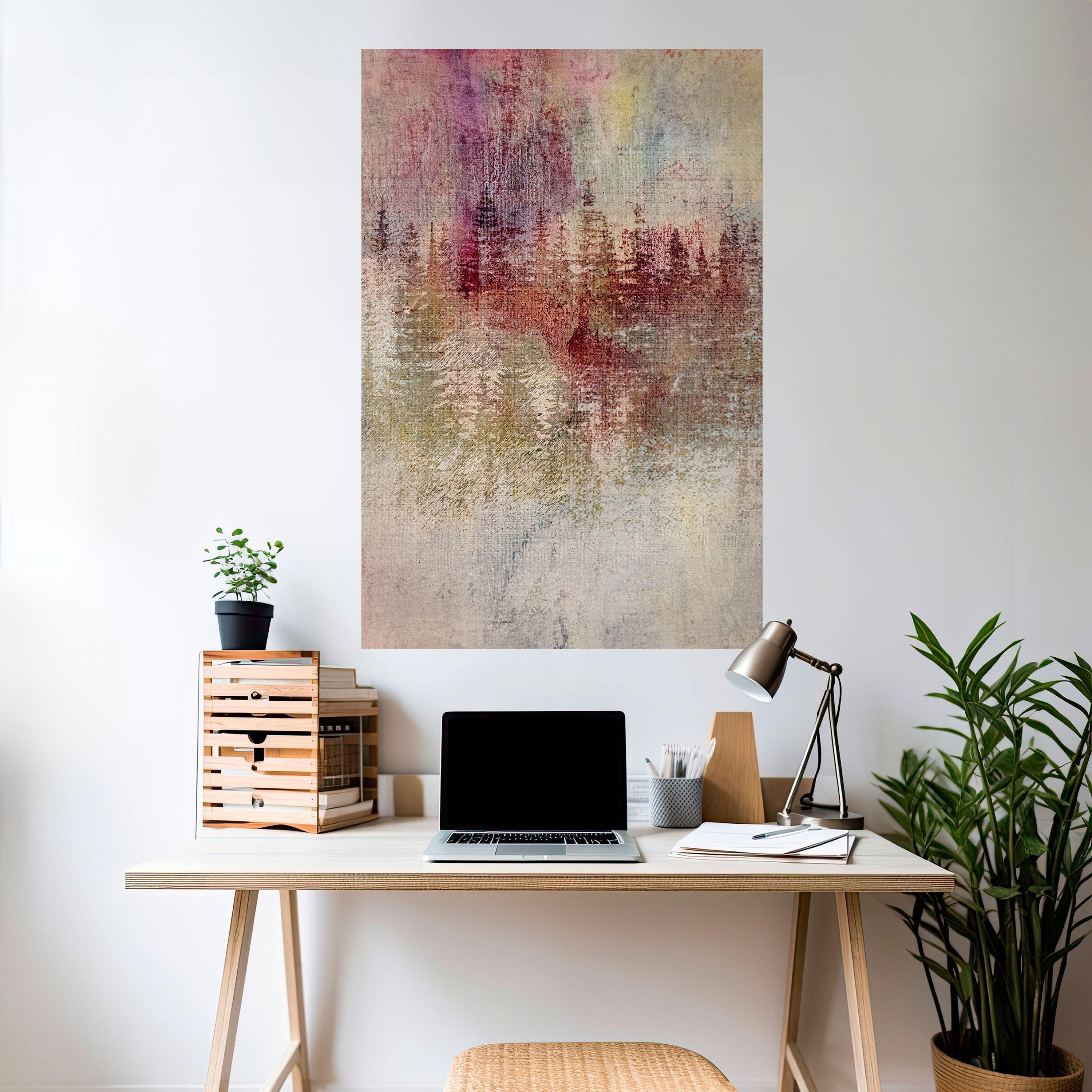 VEILED SUMMIT Poster Vertical Autocolante