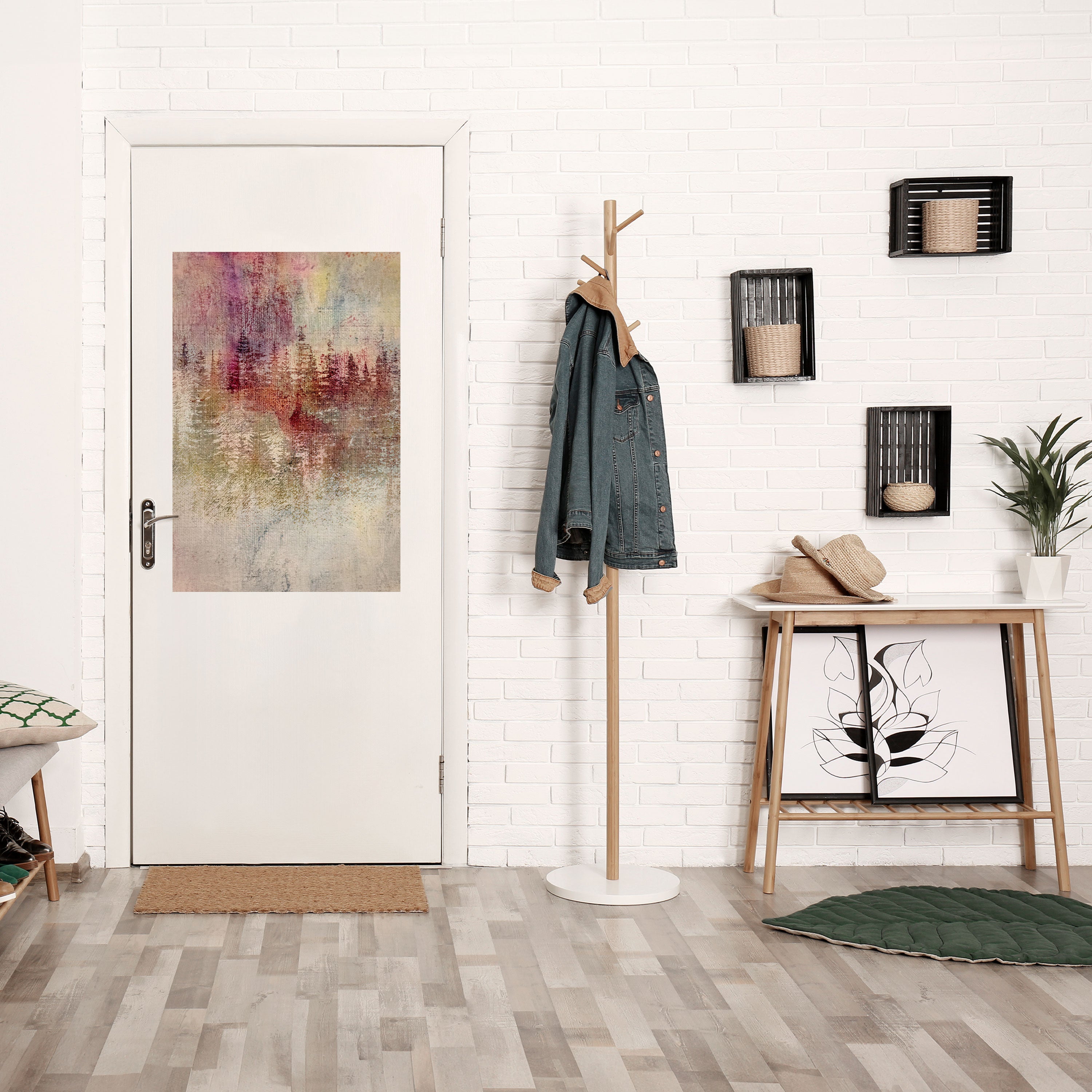 VEILED SUMMIT Poster Vertical Autocolante