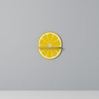 STRENGTHENING LEMON Prateleira Oval Decorativa em Efeito Carvalho