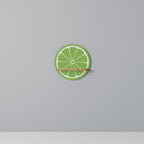 REFRESHING LIME Prateleira Redonda Decorativa em Efeito Carvalho