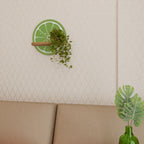 REFRESHING LIME Prateleira Redonda Decorativa em Efeito Carvalho