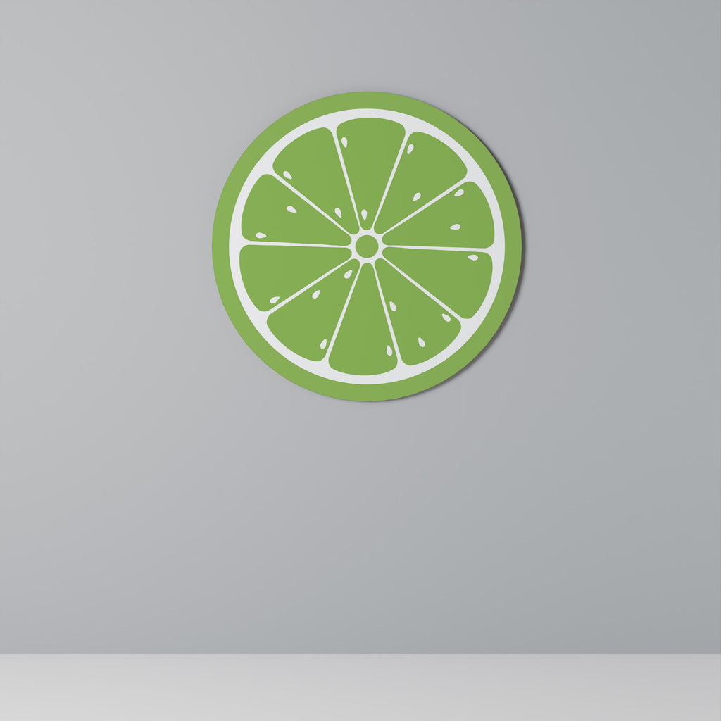 REFRESHING LIME Quadro Redondo Decorativo