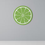 REFRESHING LIME Quadro Redondo Decorativo