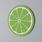 REFRESHING LIME Quadro Redondo Decorativo