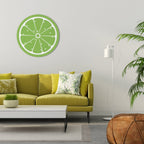 REFRESHING LIME Quadro Redondo Decorativo