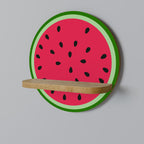 MATURE WATERMELON Prateleira Redonda Decorativa em Efeito Carvalho
