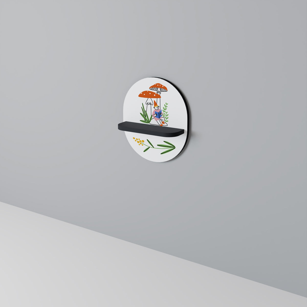 GARDEN GNOMES Art Shelf