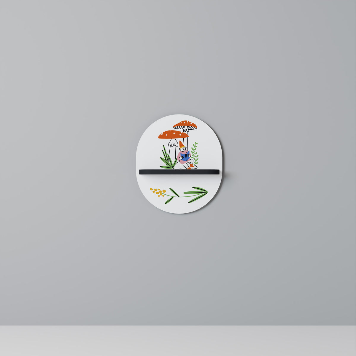 GARDEN GNOMES Art Shelf