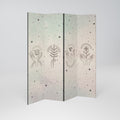 DELICATE BEAUTY Biombo Decorativo de 4 Painéis