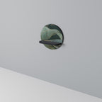 ROYAL GREEN Prateleira Redonda Decorativa em Acabamento Preto