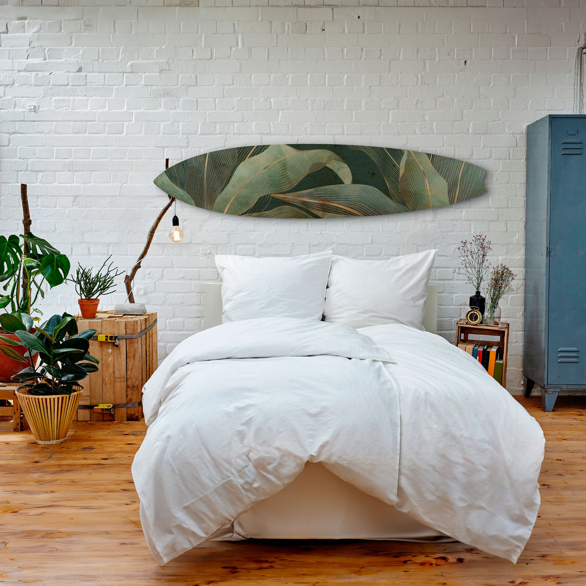 ROYAL GREEN Painel Decorativo Prancha de Surf