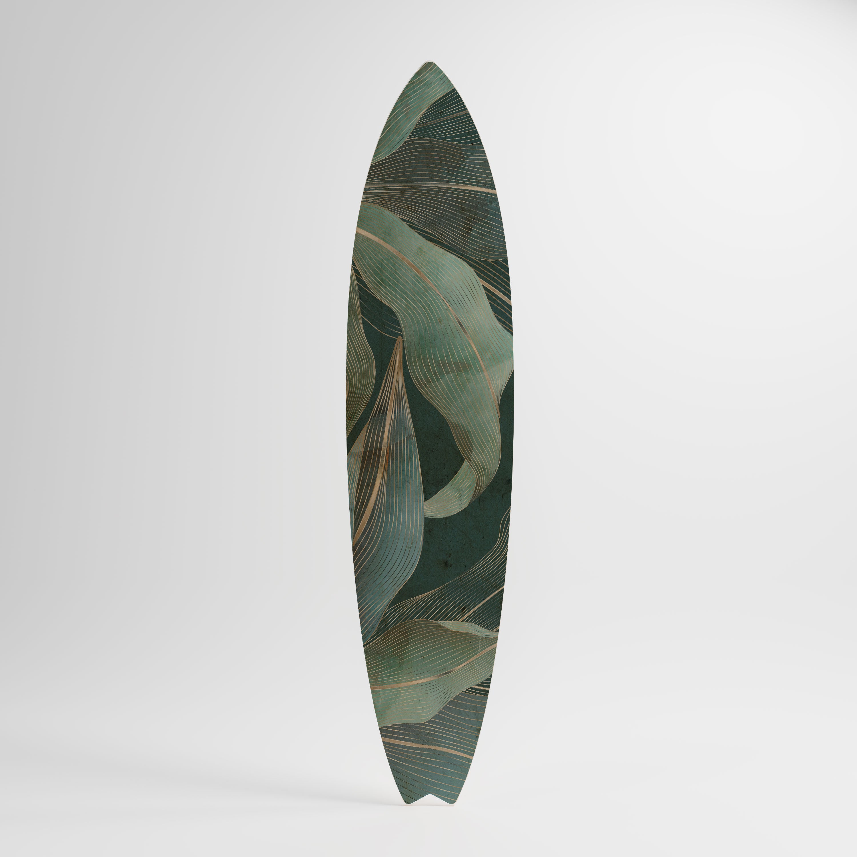 ROYAL GREEN Surfboard Decorative Panel