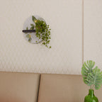 ELEGANT BOTANICS Prateleira Oval Decorativa em Acabamento Preto