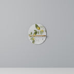 ELEGANT BOTANICS Prateleira Oval Decorativa em Efeito Carvalho