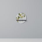 ELEGANT BOTANICS Prateleira Redonda Decorativa em Acabamento Preto