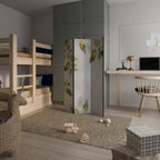 ELEGANT BOTANICS Biombo Decorativo de 3 Painéis