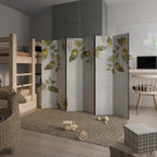 ELEGANT BOTANICS Biombo Decorativo de 6 Painéis