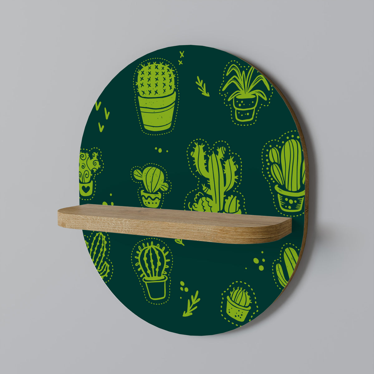 DESERT GREEN Art Shelf