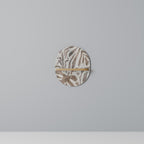 PASSING TIME Prateleira Oval Decorativa em Efeito Carvalho