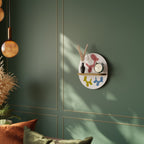 CHILDHOOD MEMORY Prateleira Oval Decorativa em Efeito Carvalho