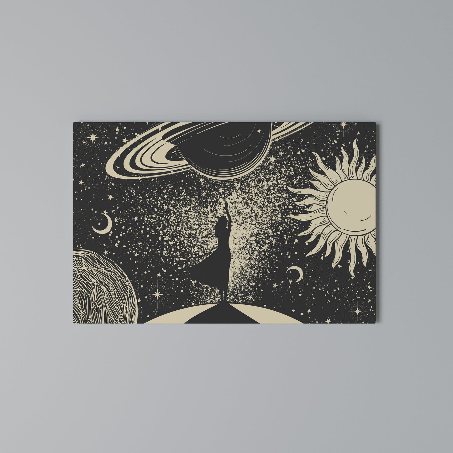 MYSTIC UNIVERSE Horizontal Canvas Print
