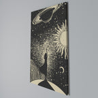 MYSTIC UNIVERSE Quadro em tela vertical