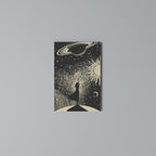 MYSTIC UNIVERSE Quadro em tela vertical