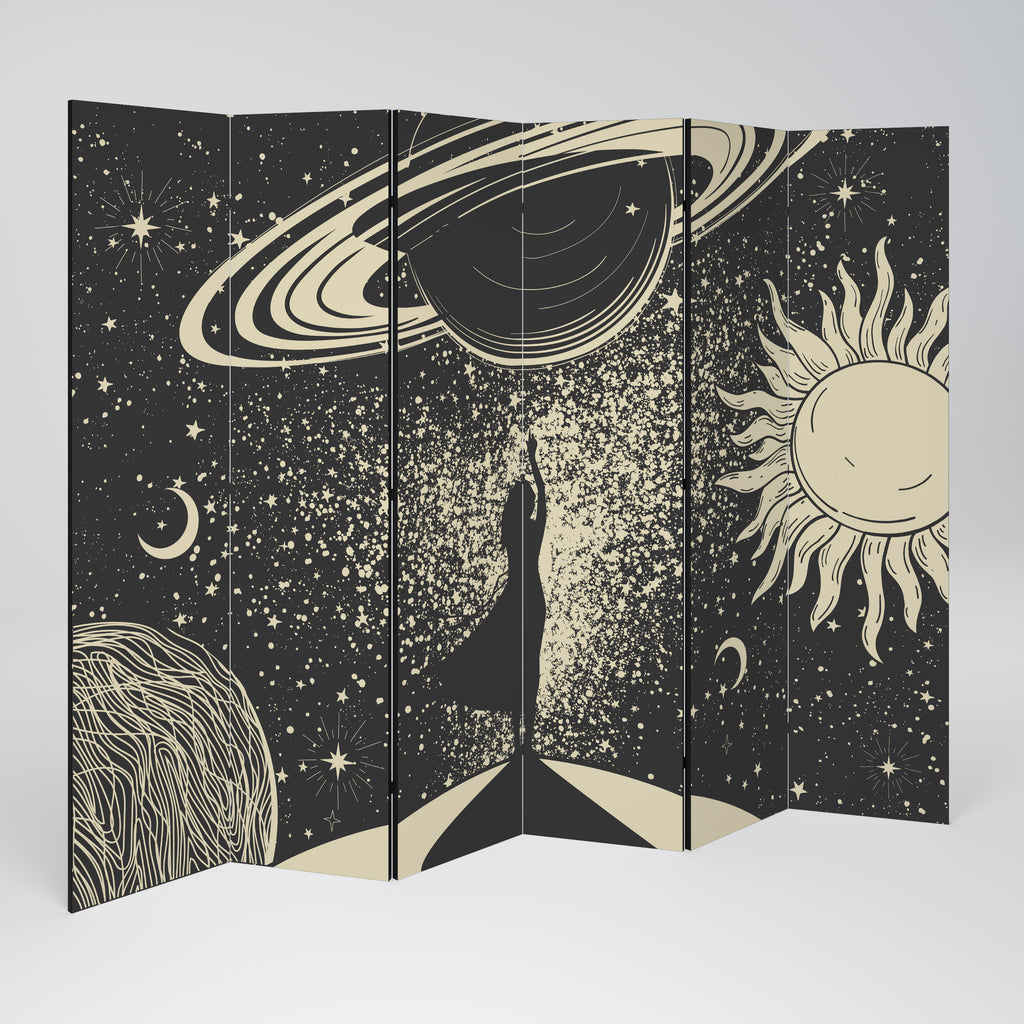 MYSTIC UNIVERSE Biombo de 6 Painéis