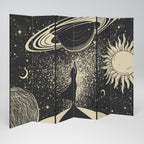 MYSTIC UNIVERSE Biombo de 6 Painéis