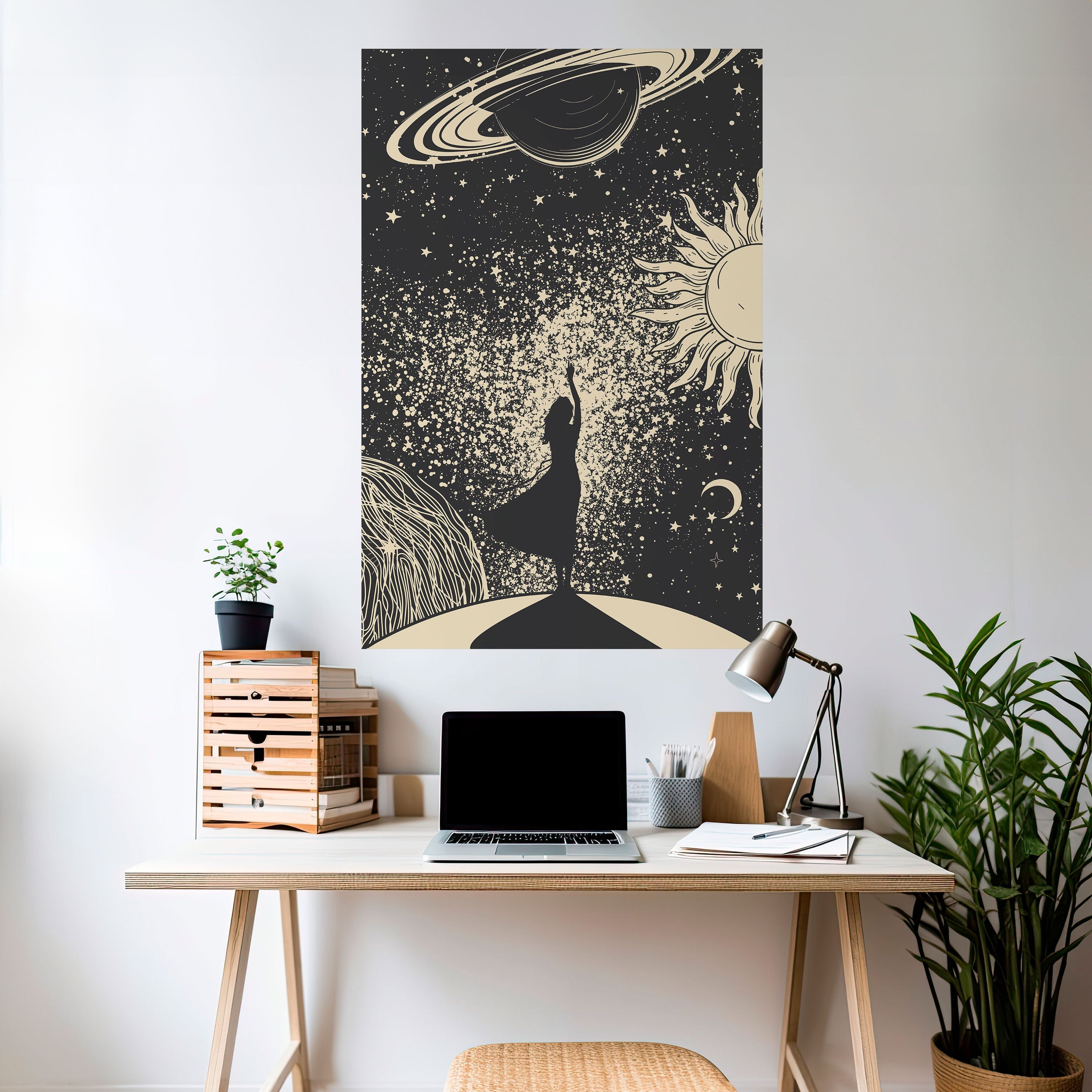 MYSTIC UNIVERSE Peel and Stick Vertical Poster