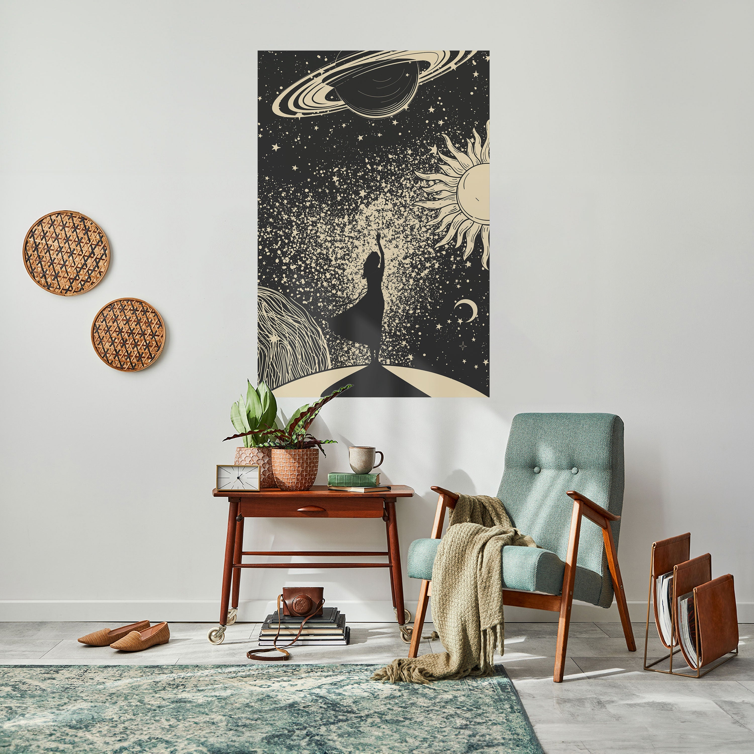 MYSTIC UNIVERSE Poster Vertical Autocolante