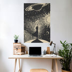 MYSTIC UNIVERSE Peel and Stick Vertical Poster