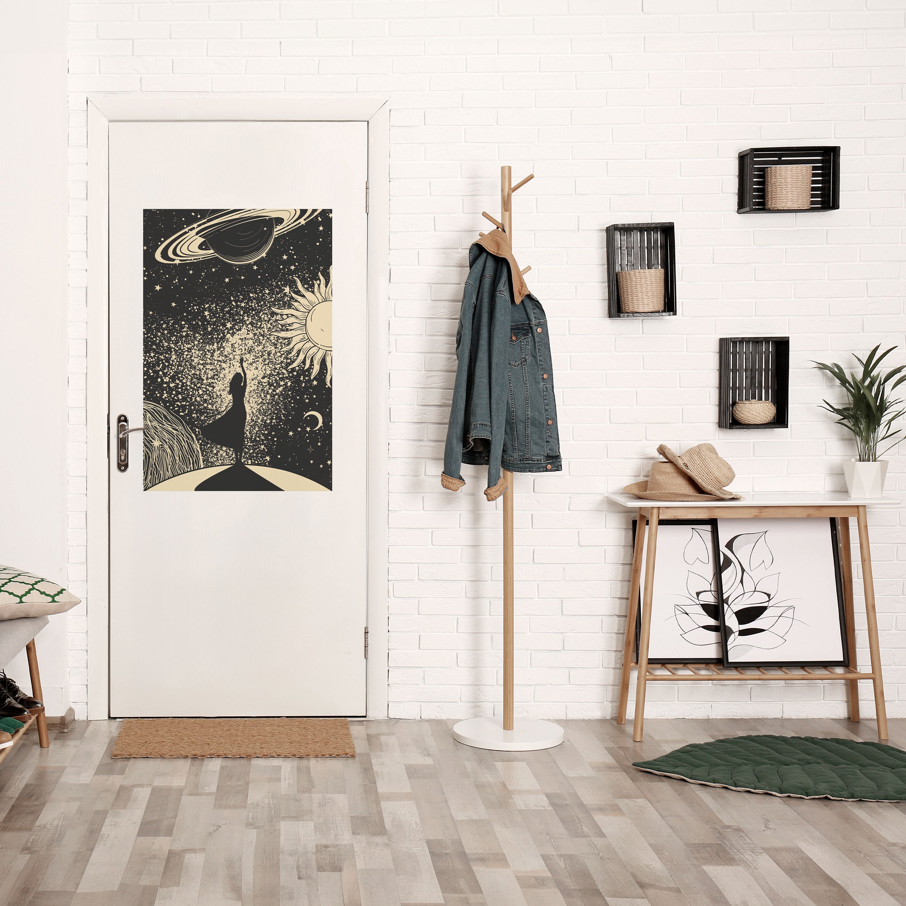 MYSTIC UNIVERSE Peel and Stick Vertical Poster