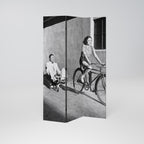 HAPPY JOURNEY Decorative 3-Panel Room Divider