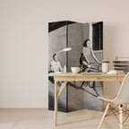 HAPPY JOURNEY Decorative 3-Panel Room Divider