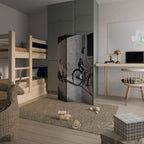 HAPPY JOURNEY Decorative 3-Panel Room Divider